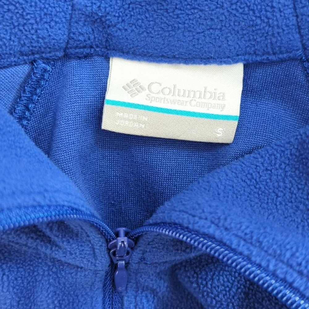Columbia Sportswear Clematis Blue Glacier 1/2 Zip Fleece Pullover Size Small - Picture 8 of 10